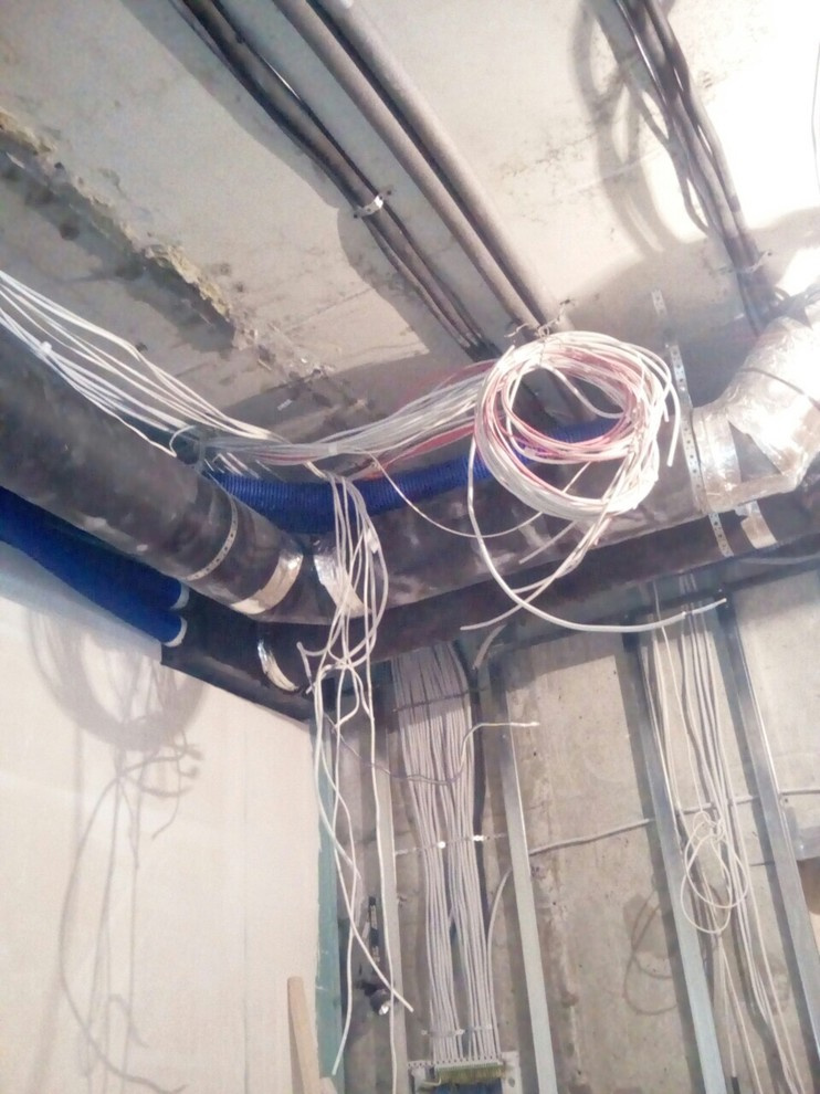 Монтаж системы вентиляции и кондиционирования в ЖК "Привилегия"