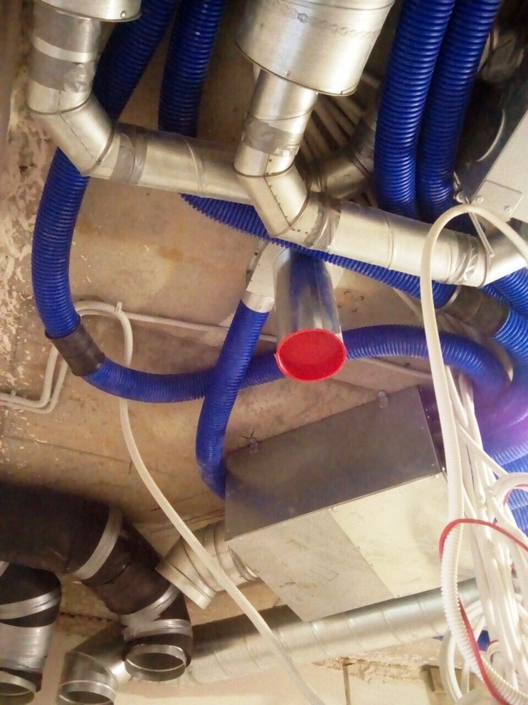 Монтаж системы вентиляции в частном двух этажном доме г. Зеленогорск