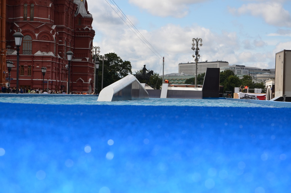 Раздевалка для мероприятия на Красной площади