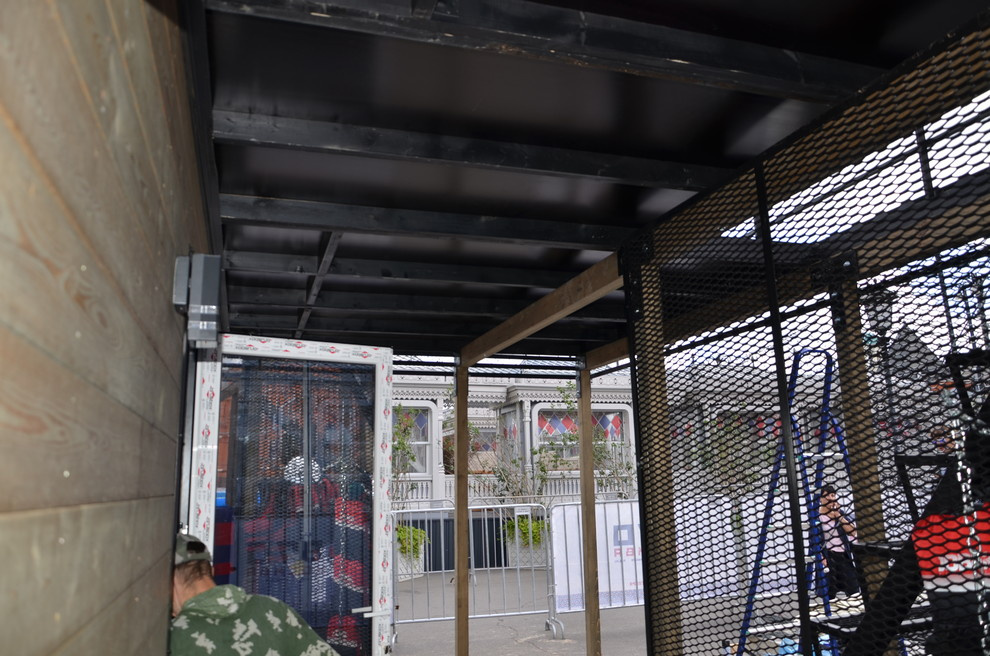 Раздевалка для мероприятия на Красной площади