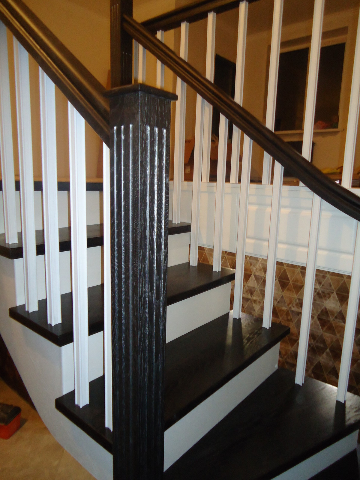 лестница из дуба