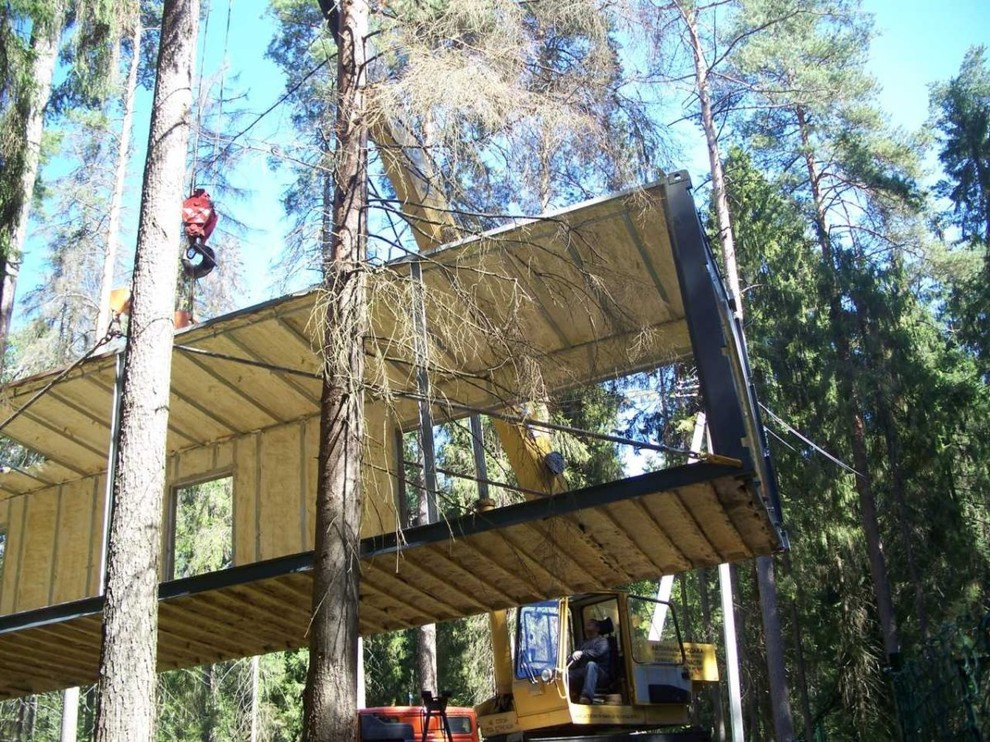 Обложка проекта: Дом из четырех контейнеров