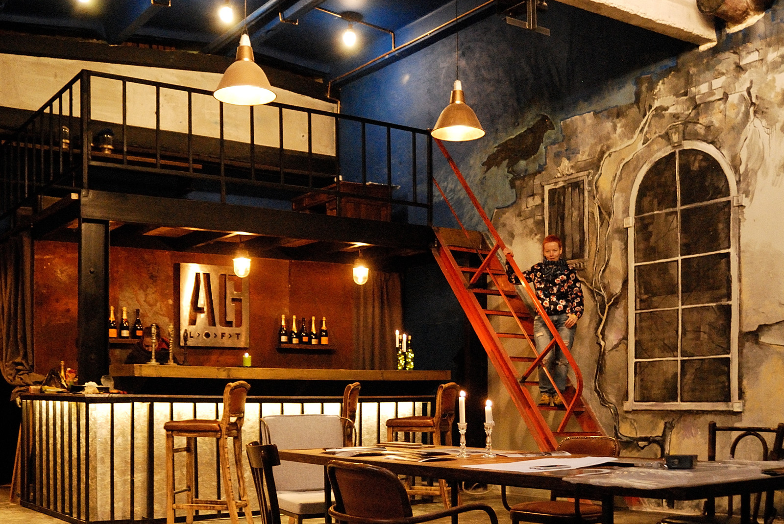 Лофт площадка на старом заводе