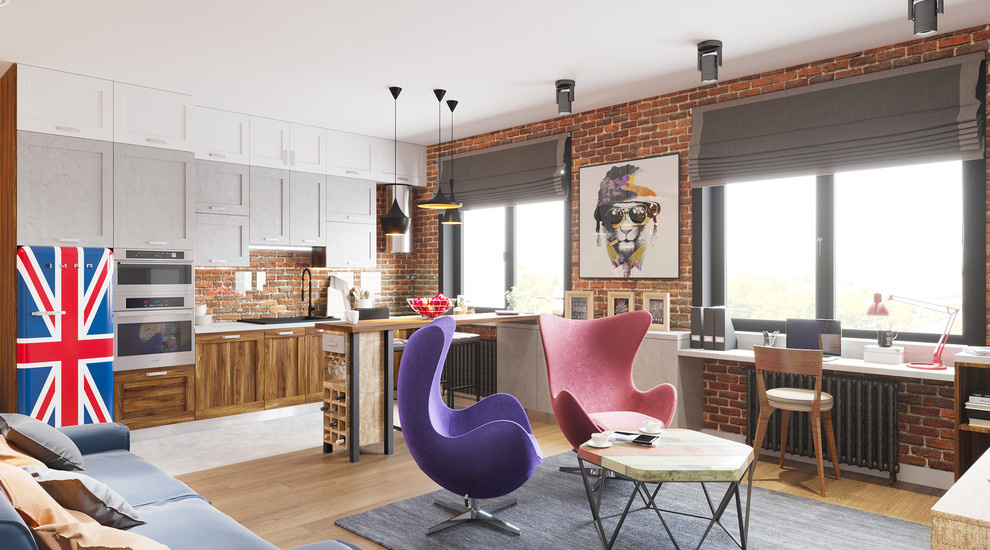 американский Loft для молодой пары