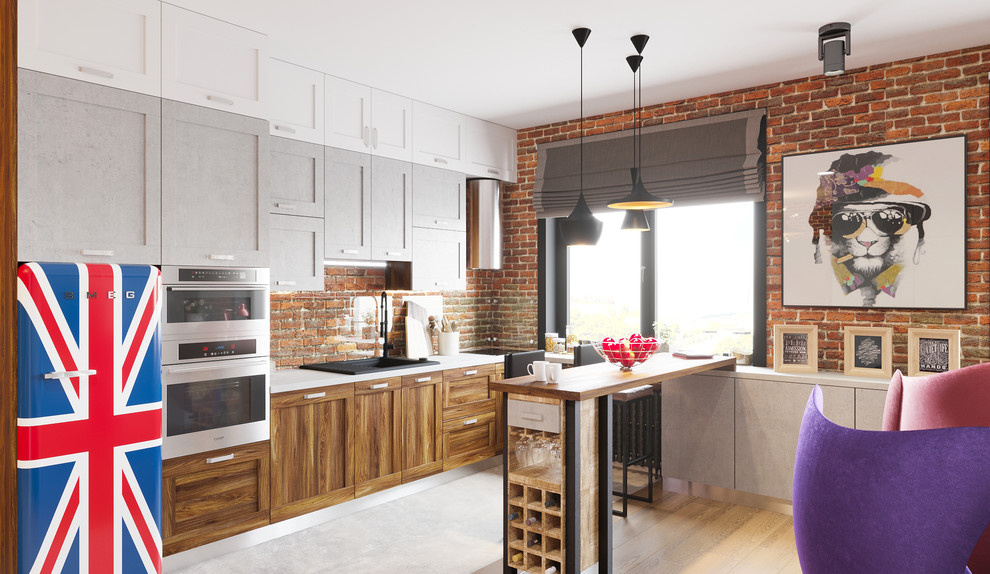 американский Loft для молодой пары