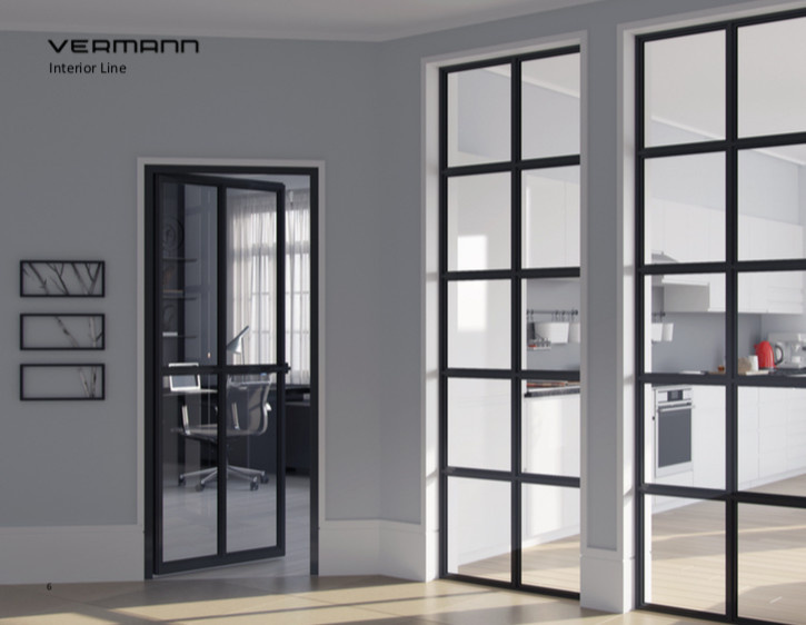 Интерьерные перегородки и двери Vermann