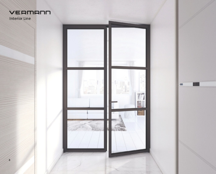 Интерьерные перегородки и двери Vermann