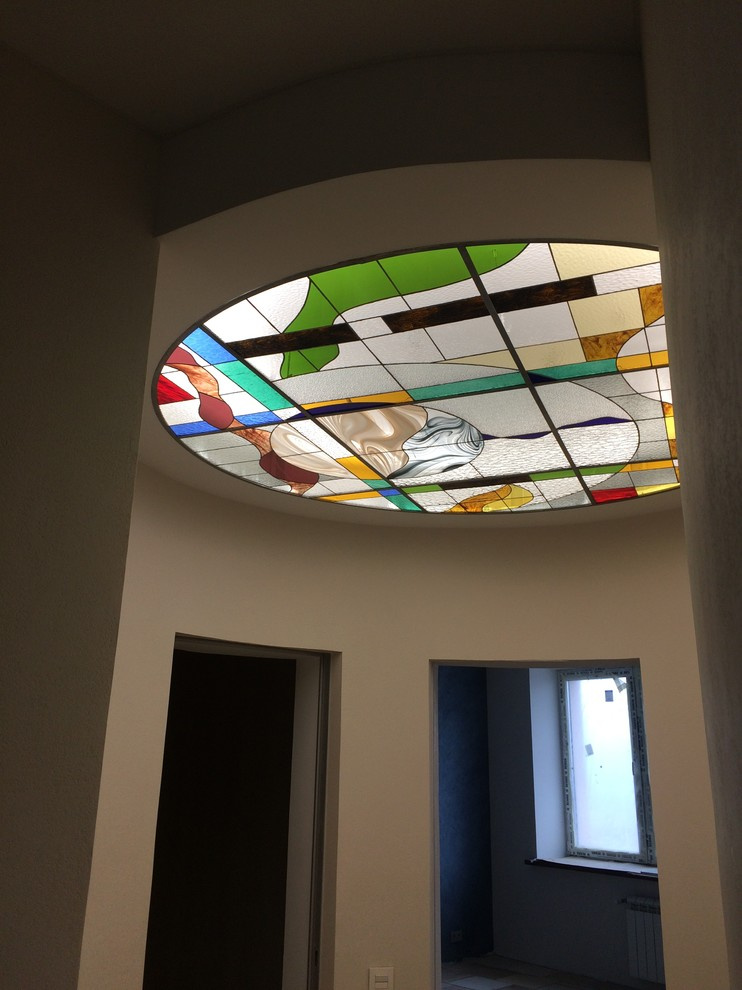 Витражный потолок