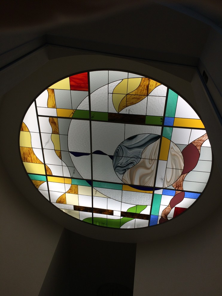 Витражный потолок