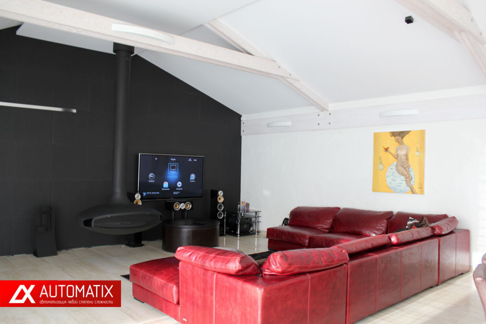 ГОСТИНАЯ С КАМИНОМ