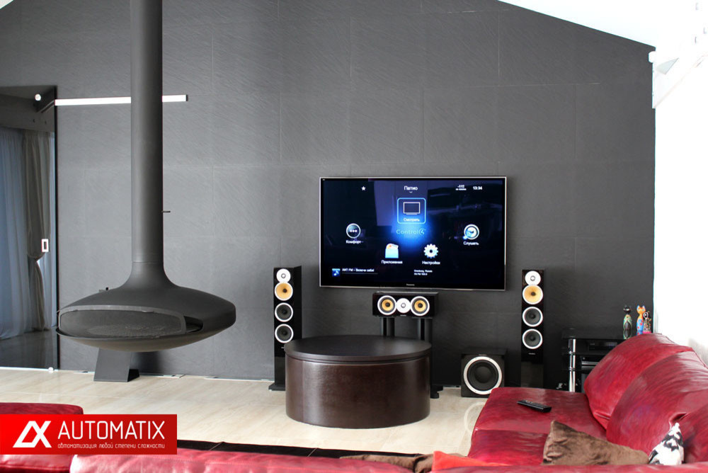 Обложка проекта: ГОСТИНАЯ С КАМИНОМ