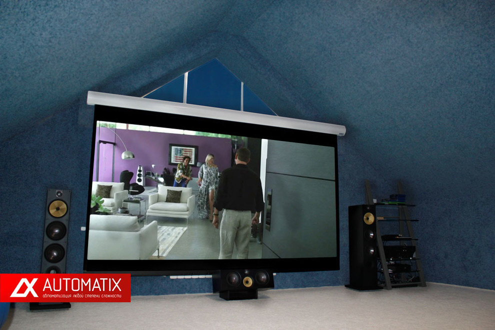 Обложка проекта: КИНОЗАЛ В СИНЕЙ МАНСАРДЕ