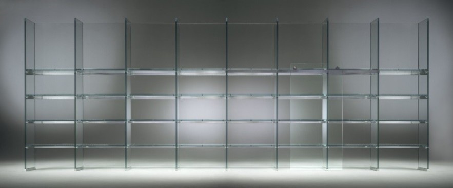 GLASS BOOKCASE