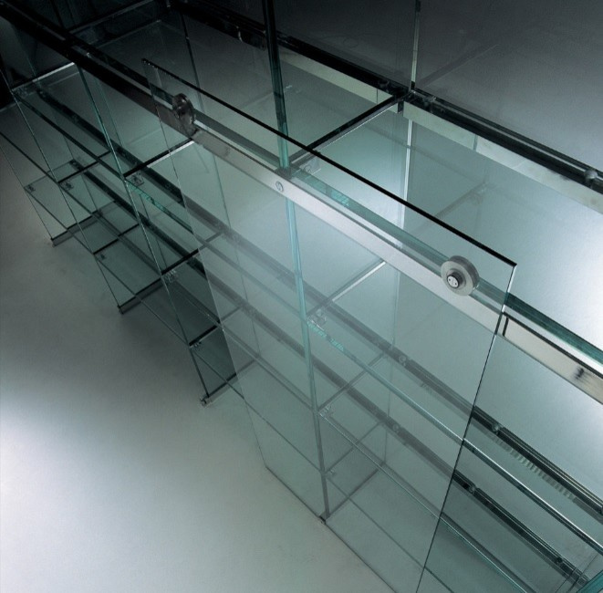 GLASS BOOKCASE