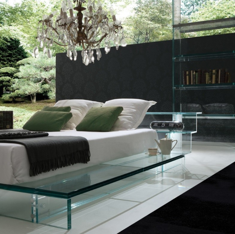GLASS BED