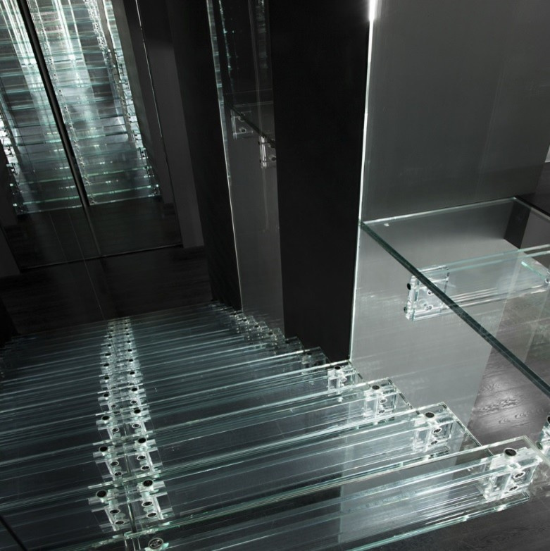 GLASS STAIRCASES