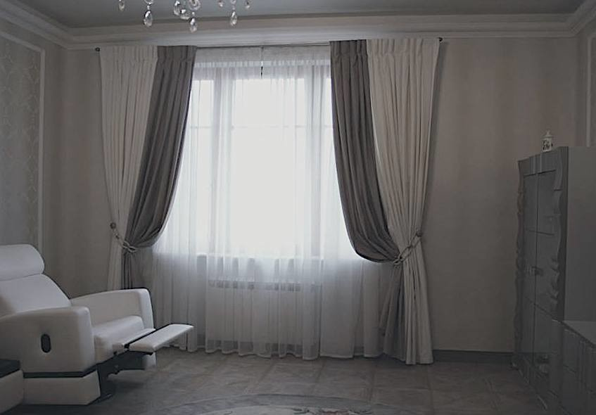 Текстильное оформление квартиры ЖК "Виноградный"