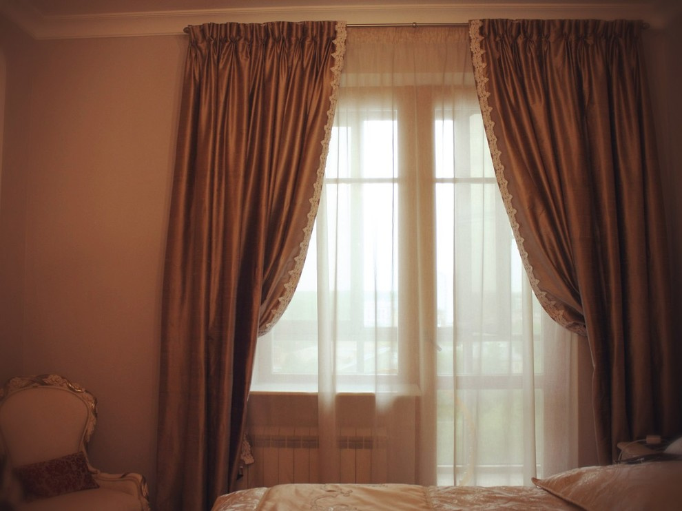 Текстильное оформление квартиры ЖК "Виноградный"