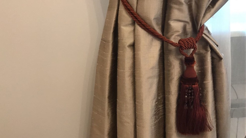 Текстильное оформление квартиры ЖК "Виноградный"