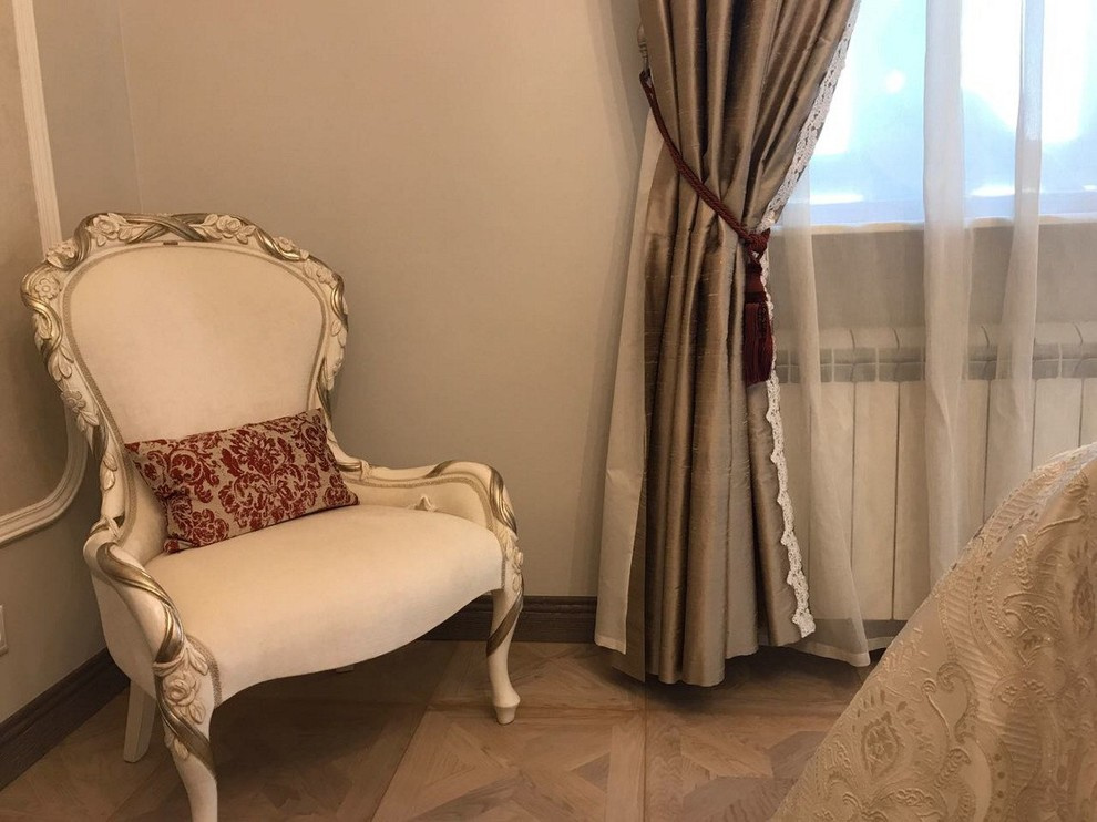 Текстильное оформление квартиры ЖК "Виноградный"