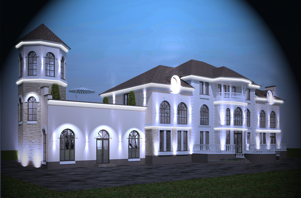 Ремонт фасада коттеджа