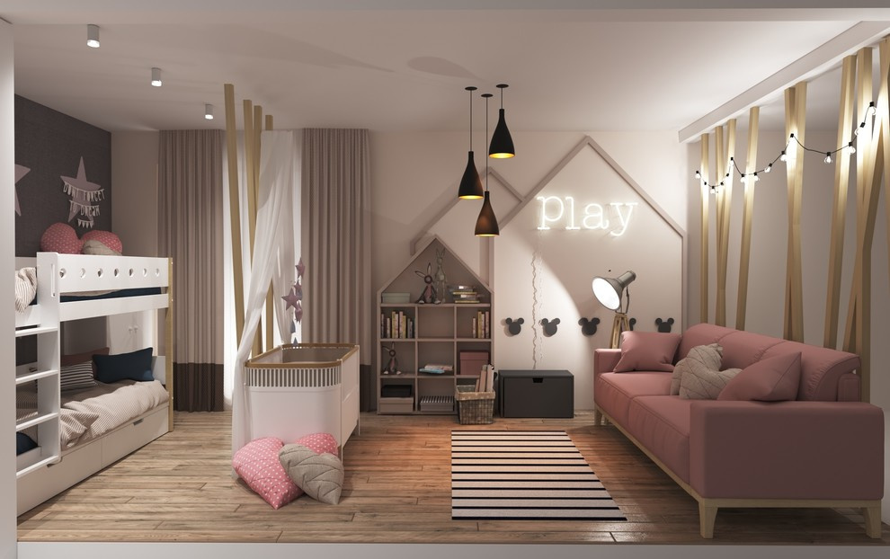 выставка  " Interioroom" 2017 Скандинавская детская для двух детей