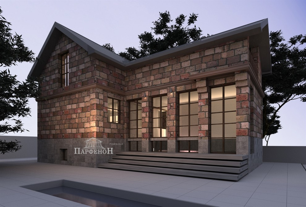 Дом из туфа в Горах Осетии