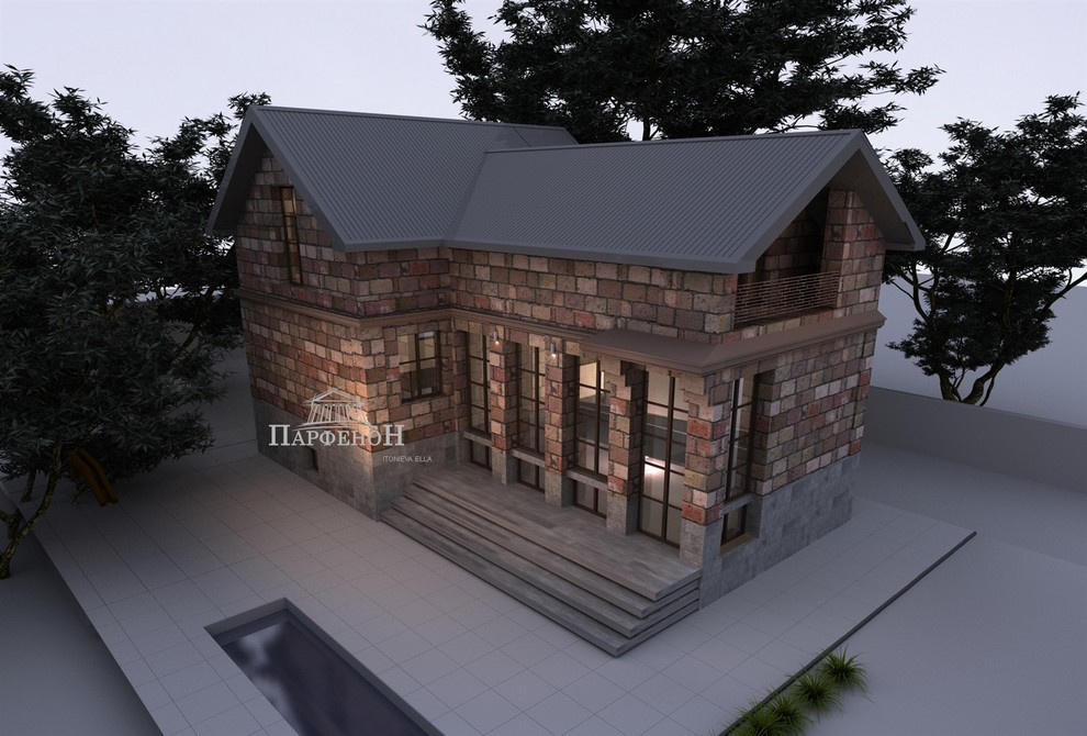 Обложка проекта: Дом из туфа в Горах Осетии