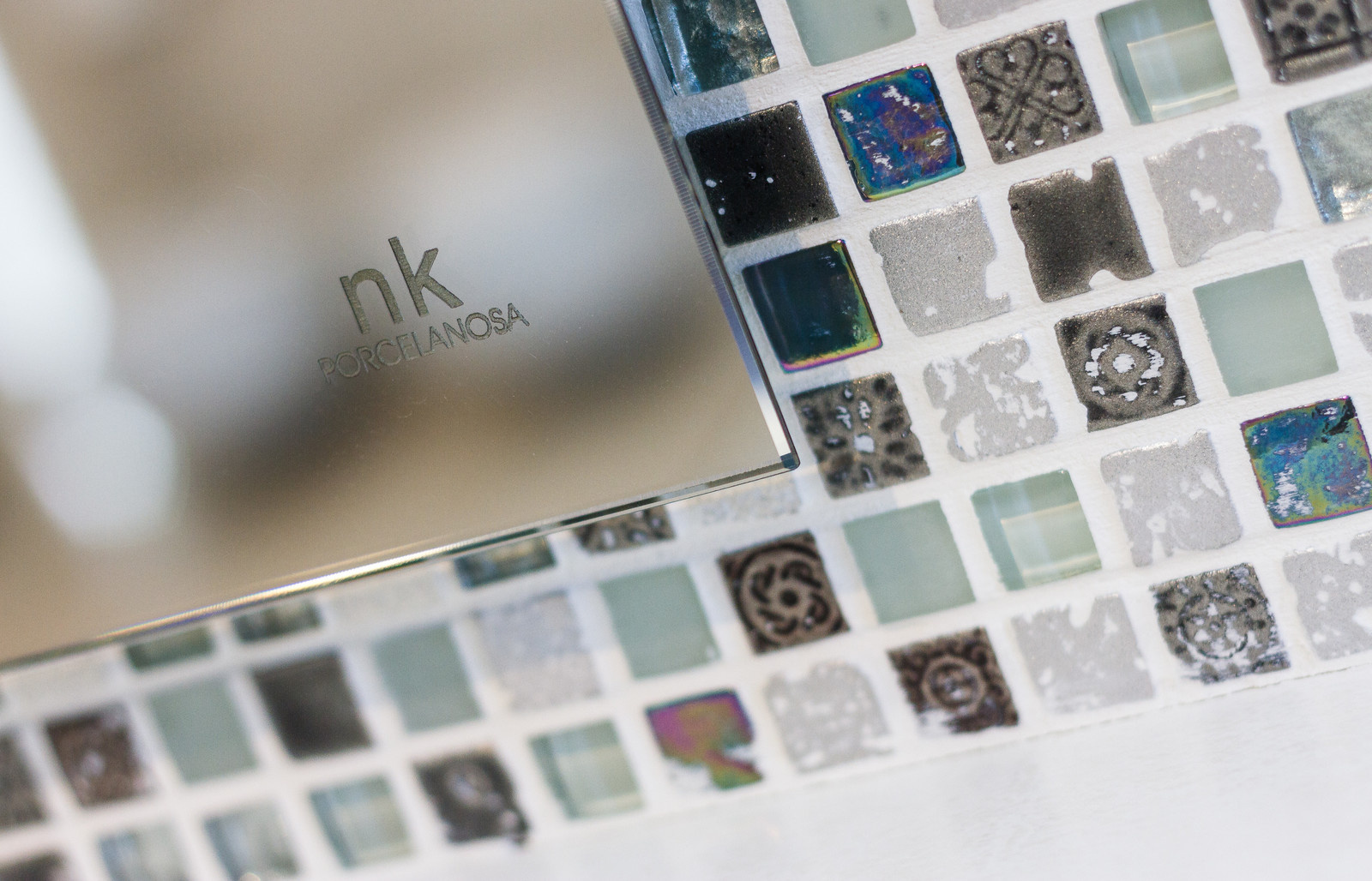 Ванная комната с мозаикой Imperia Mix Silver