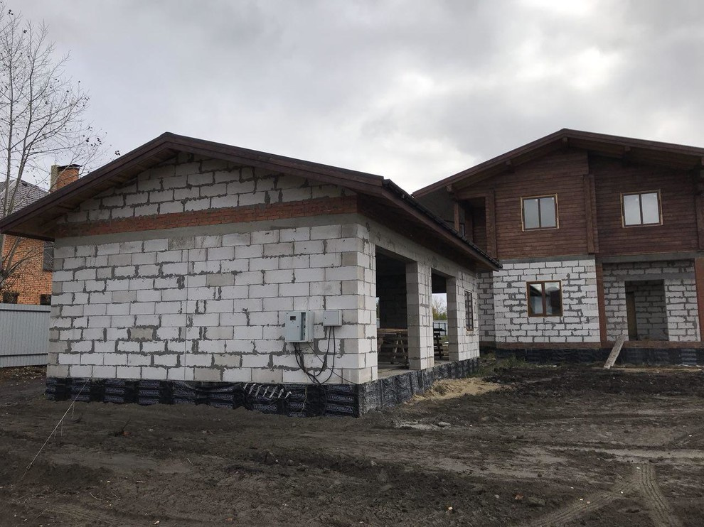Обложка проекта: Дом с гаражом в стиле шале