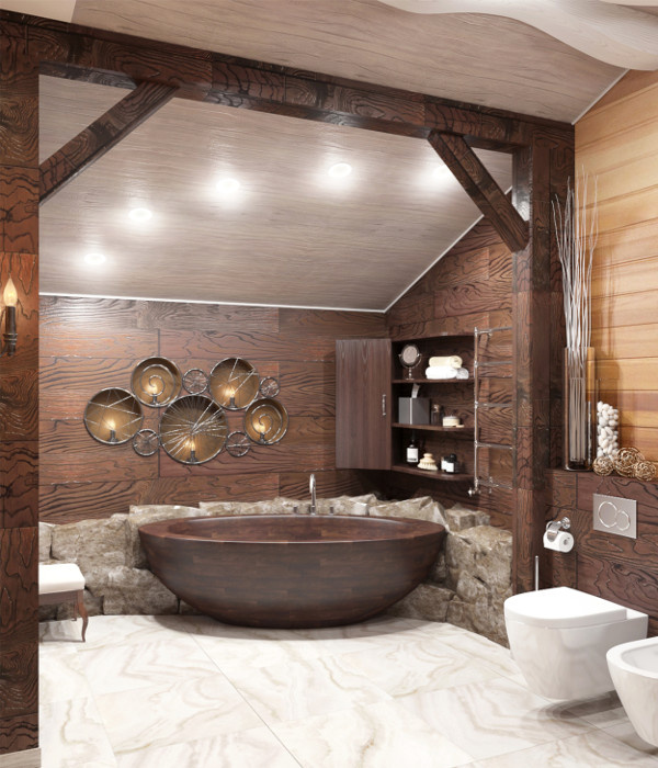 Дизайн проект ванной комнаты