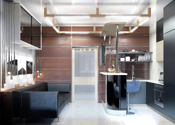 Обложка проекта: Кухня гостиная