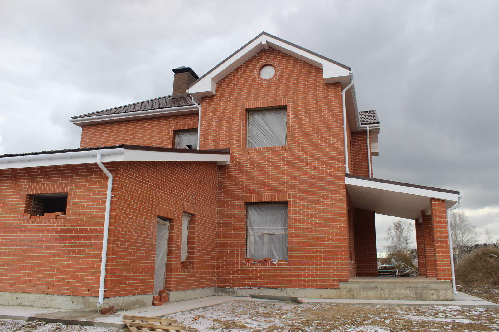 Проектирование. Строительство. Дом из кирпича.