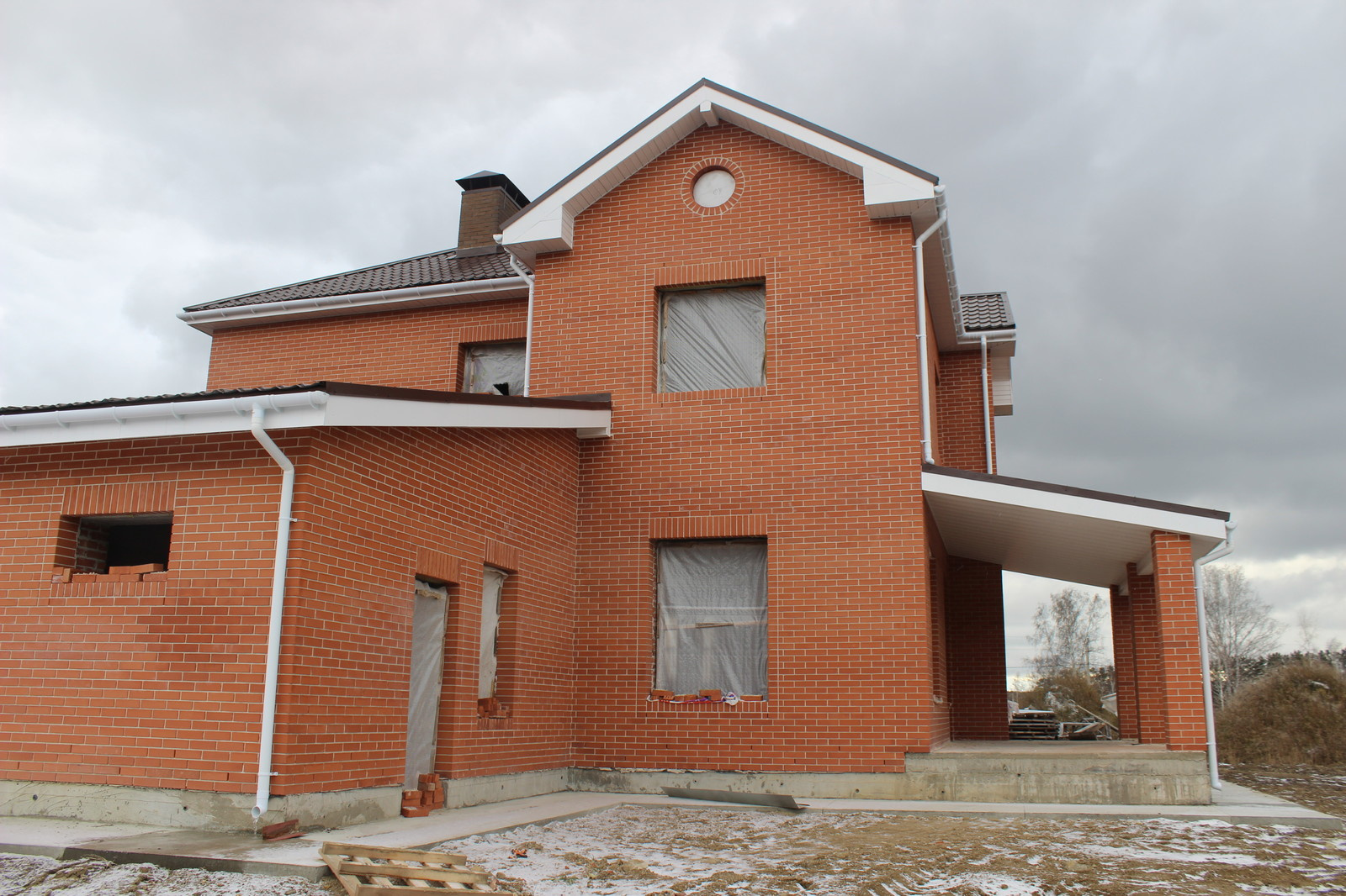 Проектирование. Строительство. Дом из кирпича.