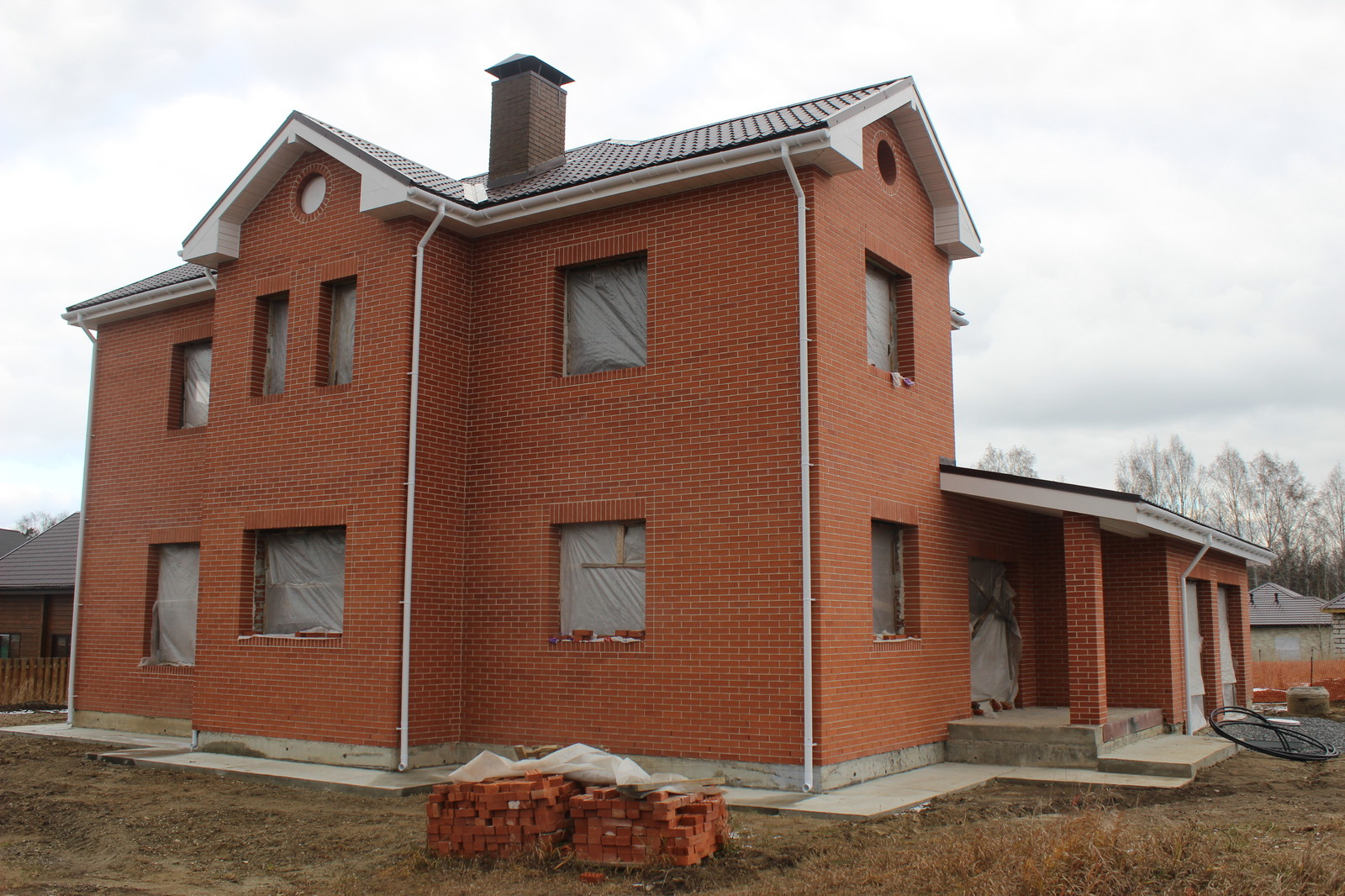 Проектирование. Строительство. Дом из кирпича.