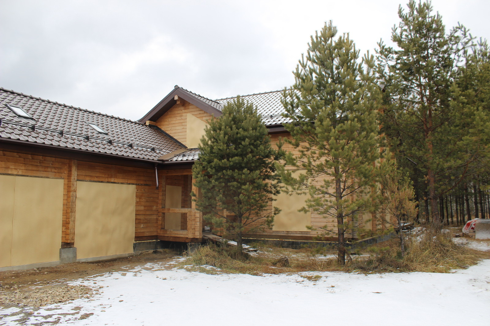 Проектирование. Строительство. Дом из клееного бруса.