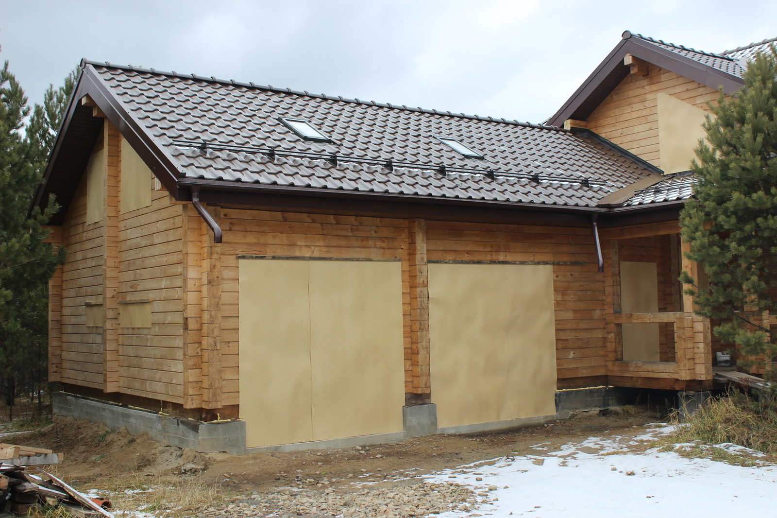 Проектирование. Строительство. Дом из клееного бруса.