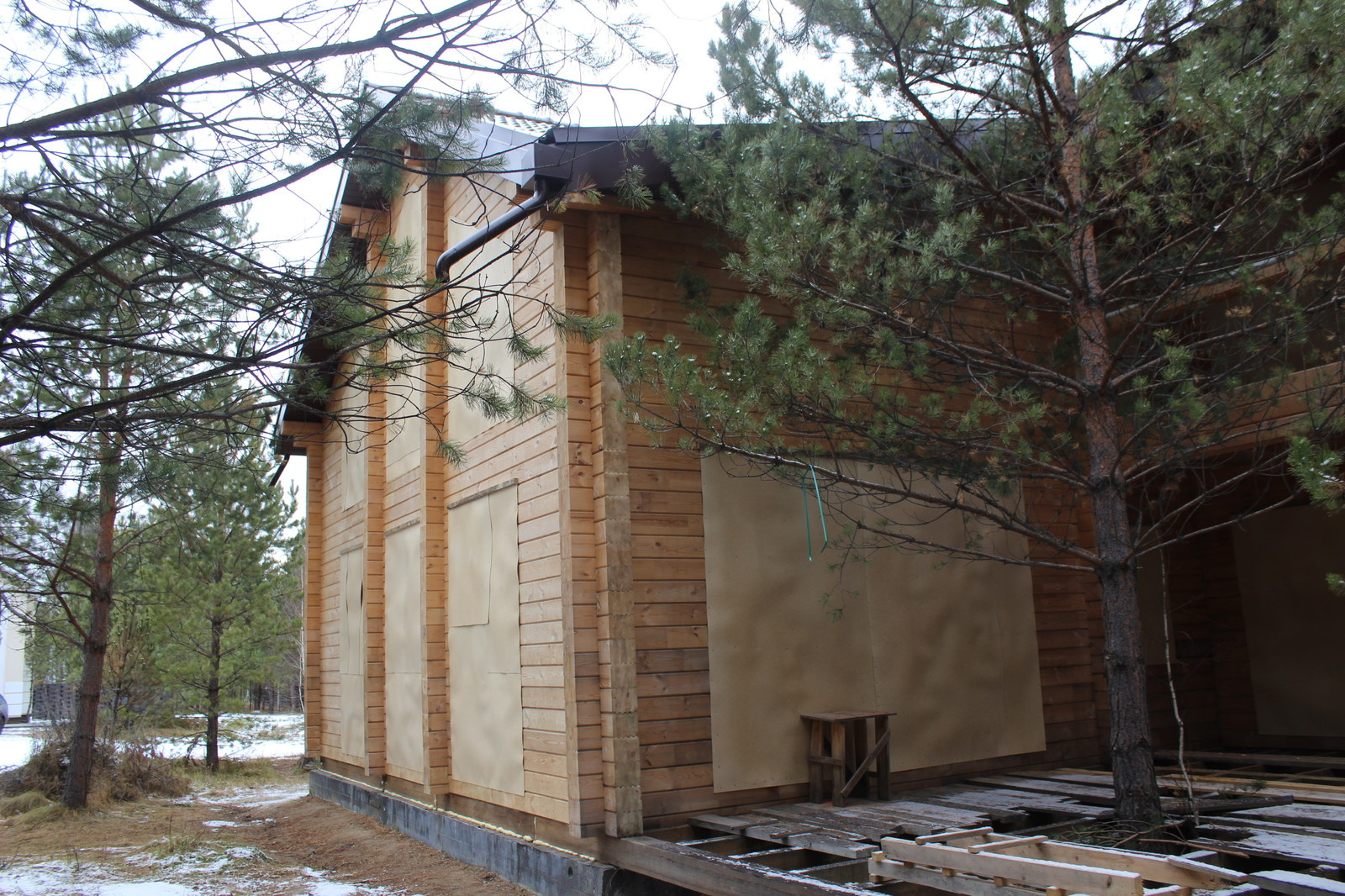 Проектирование. Строительство. Дом из клееного бруса.