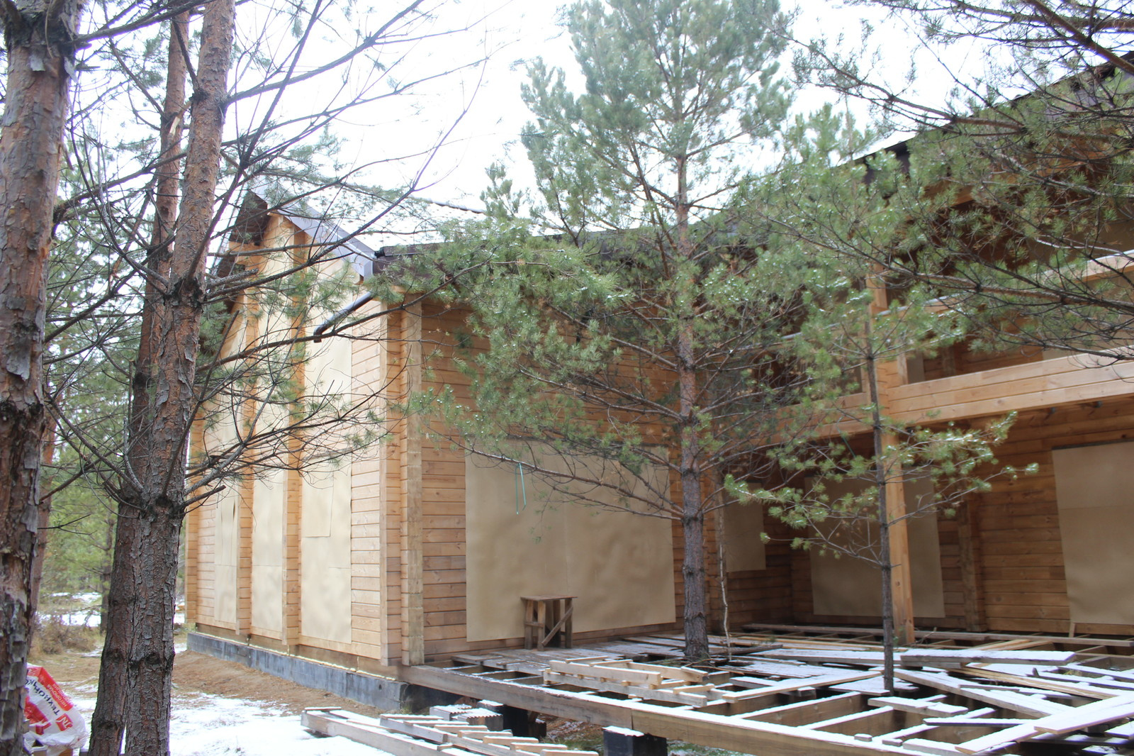 Проектирование. Строительство. Дом из клееного бруса.