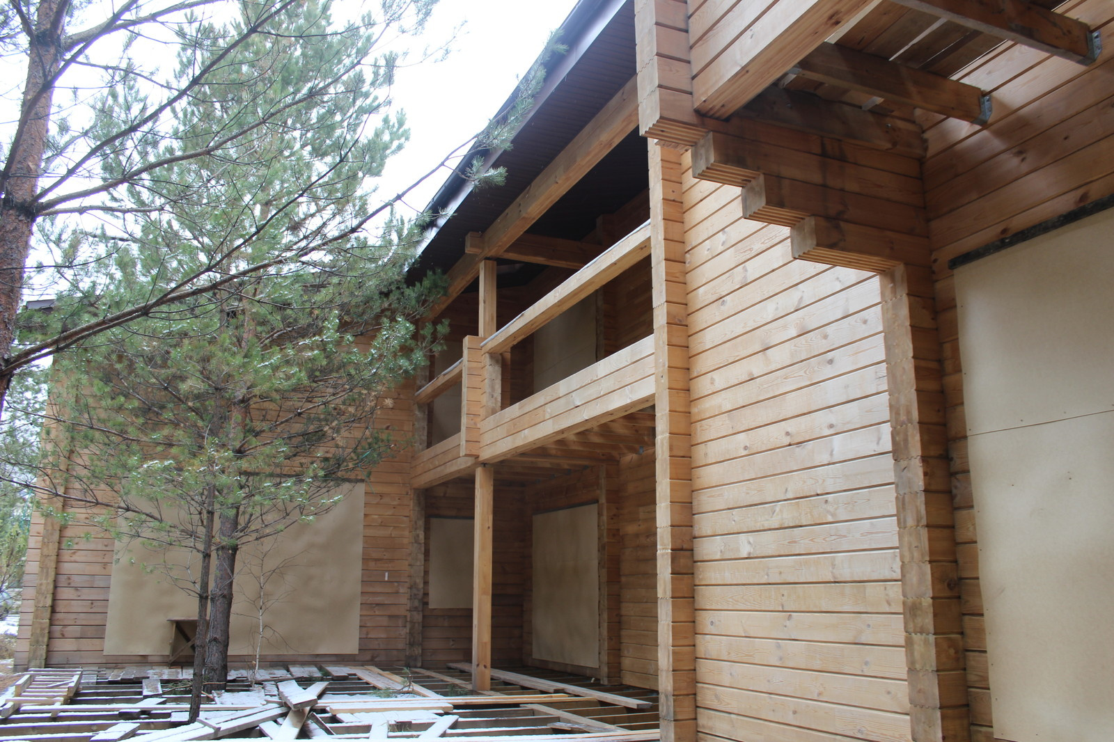 Проектирование. Строительство. Дом из клееного бруса.