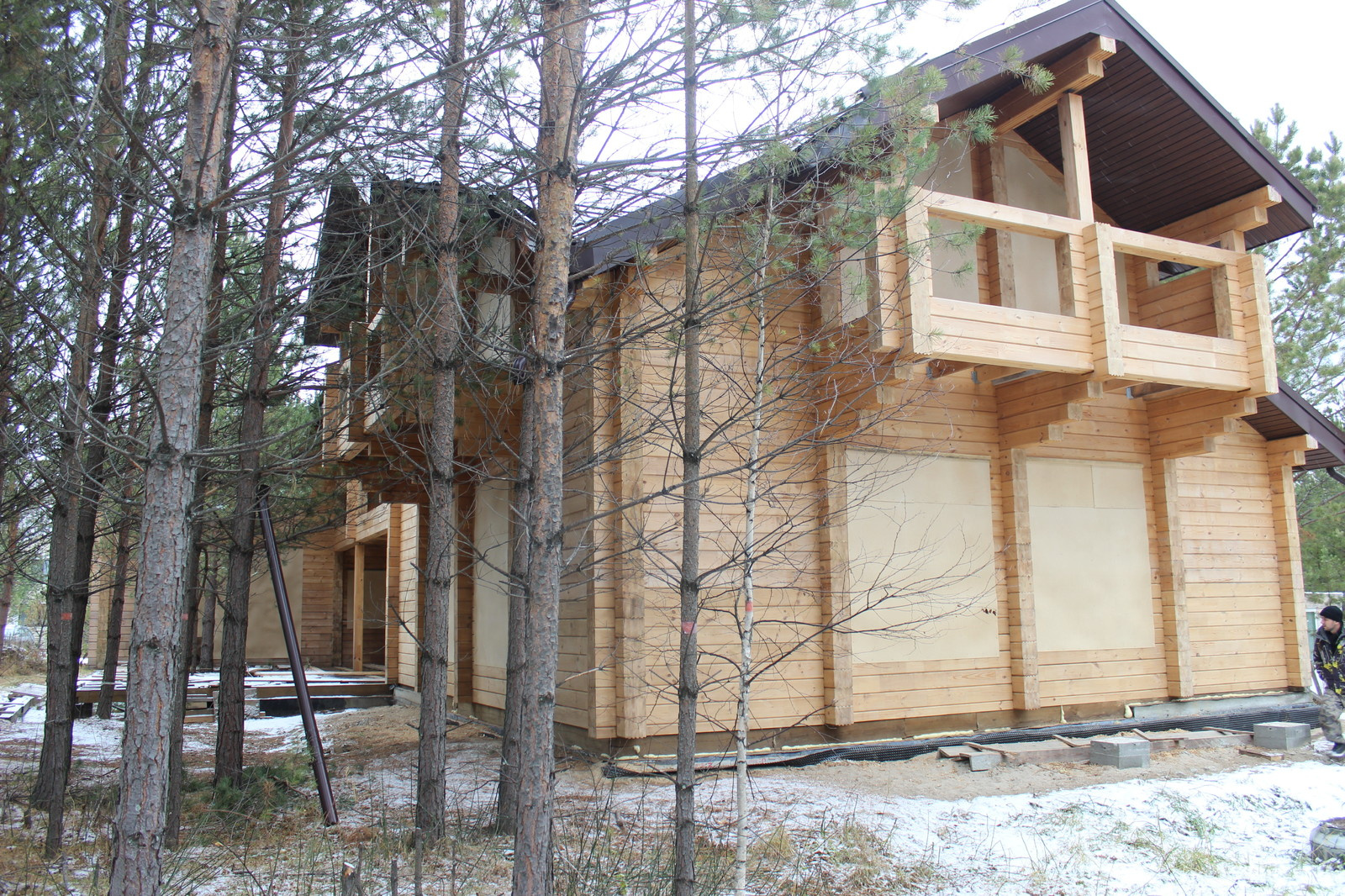 Проектирование. Строительство. Дом из клееного бруса.