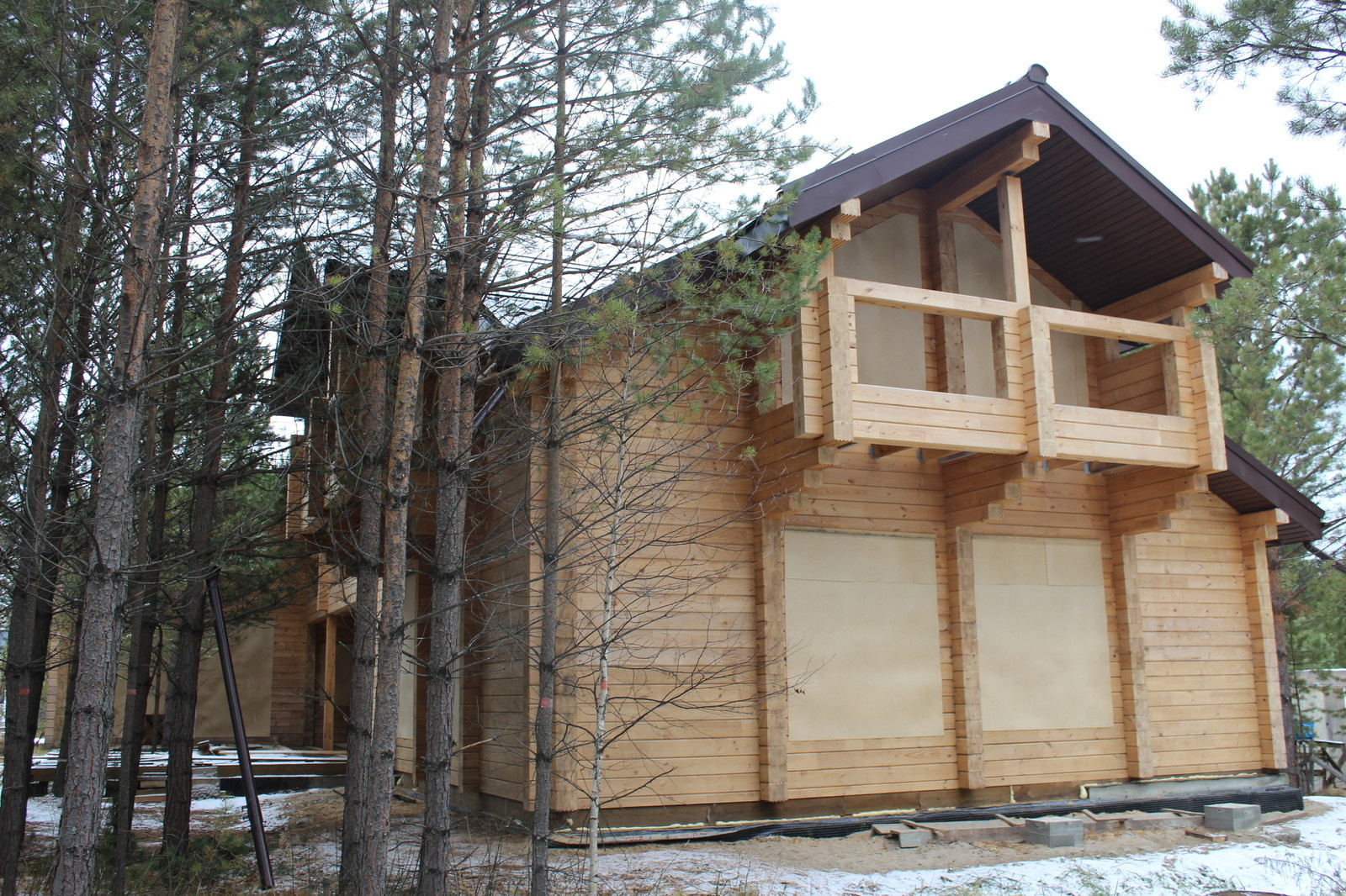 Проектирование. Строительство. Дом из клееного бруса.