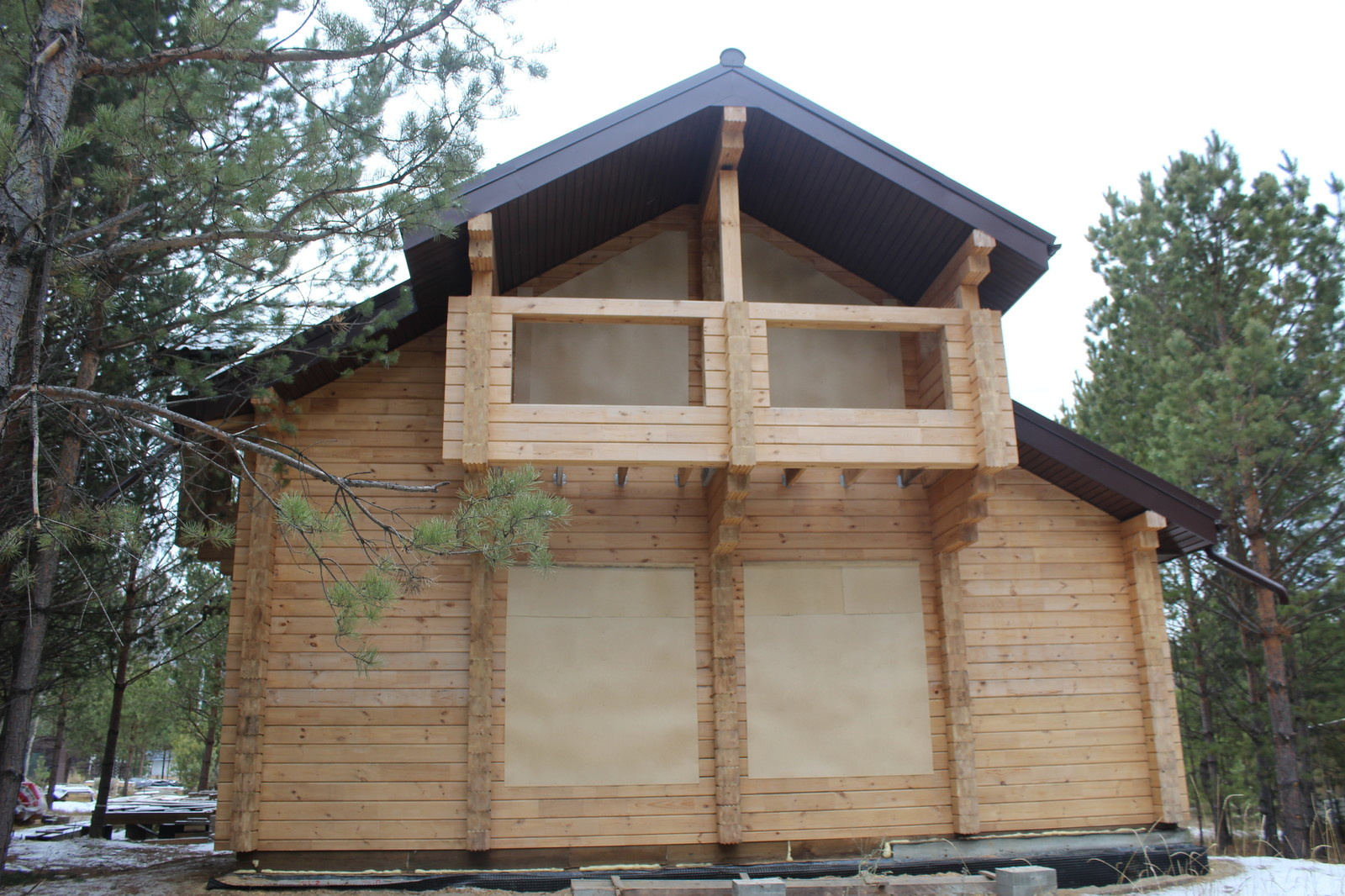 Проектирование. Строительство. Дом из клееного бруса.