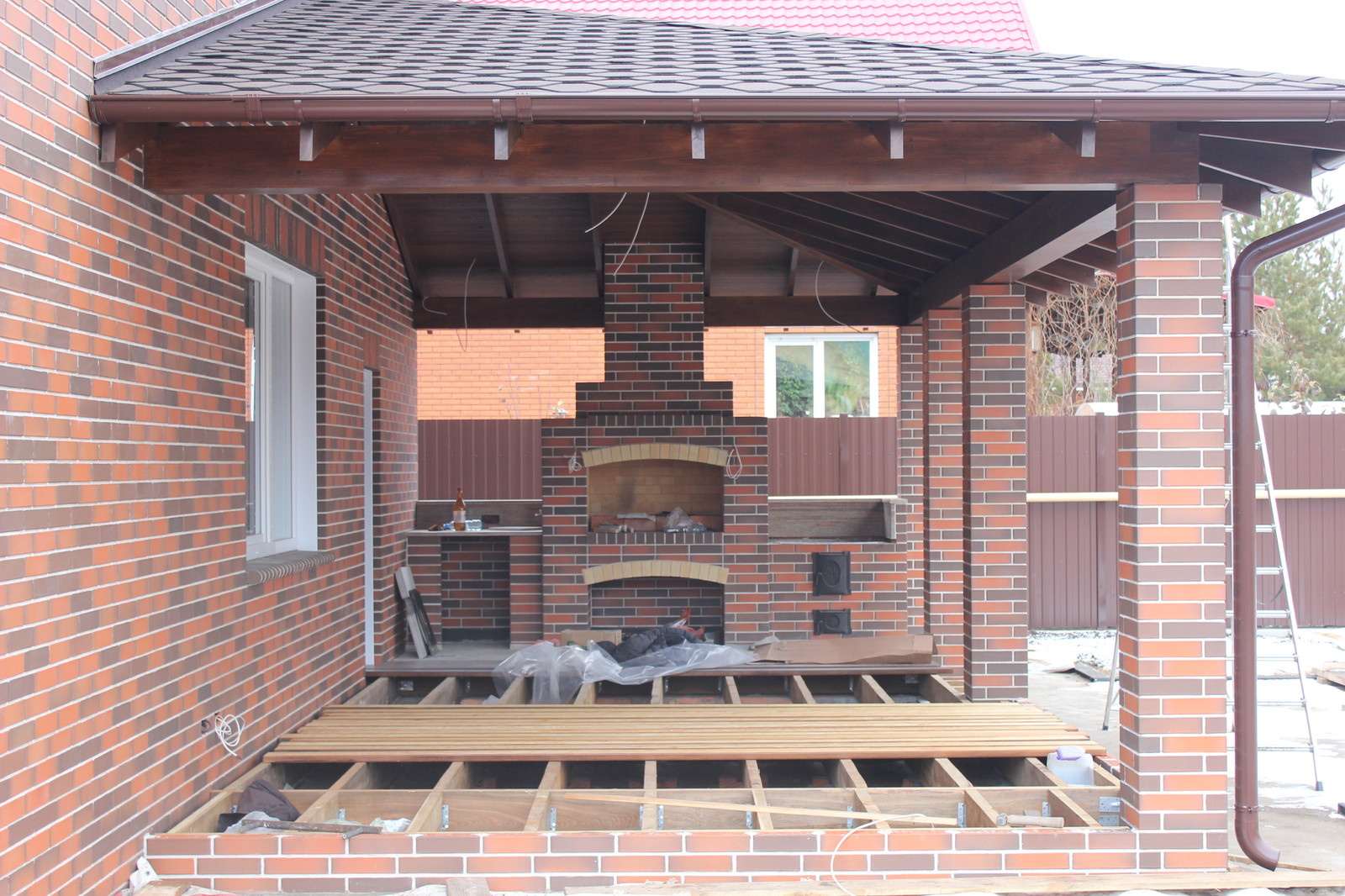 Проектирование. Строительство. Дом из кирпича. Площадь 400 кв.м.