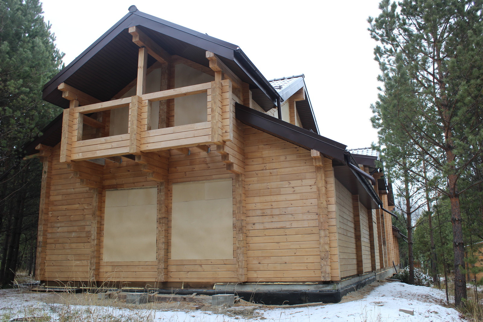 Проектирование. Строительство. Дом из клееного бруса.