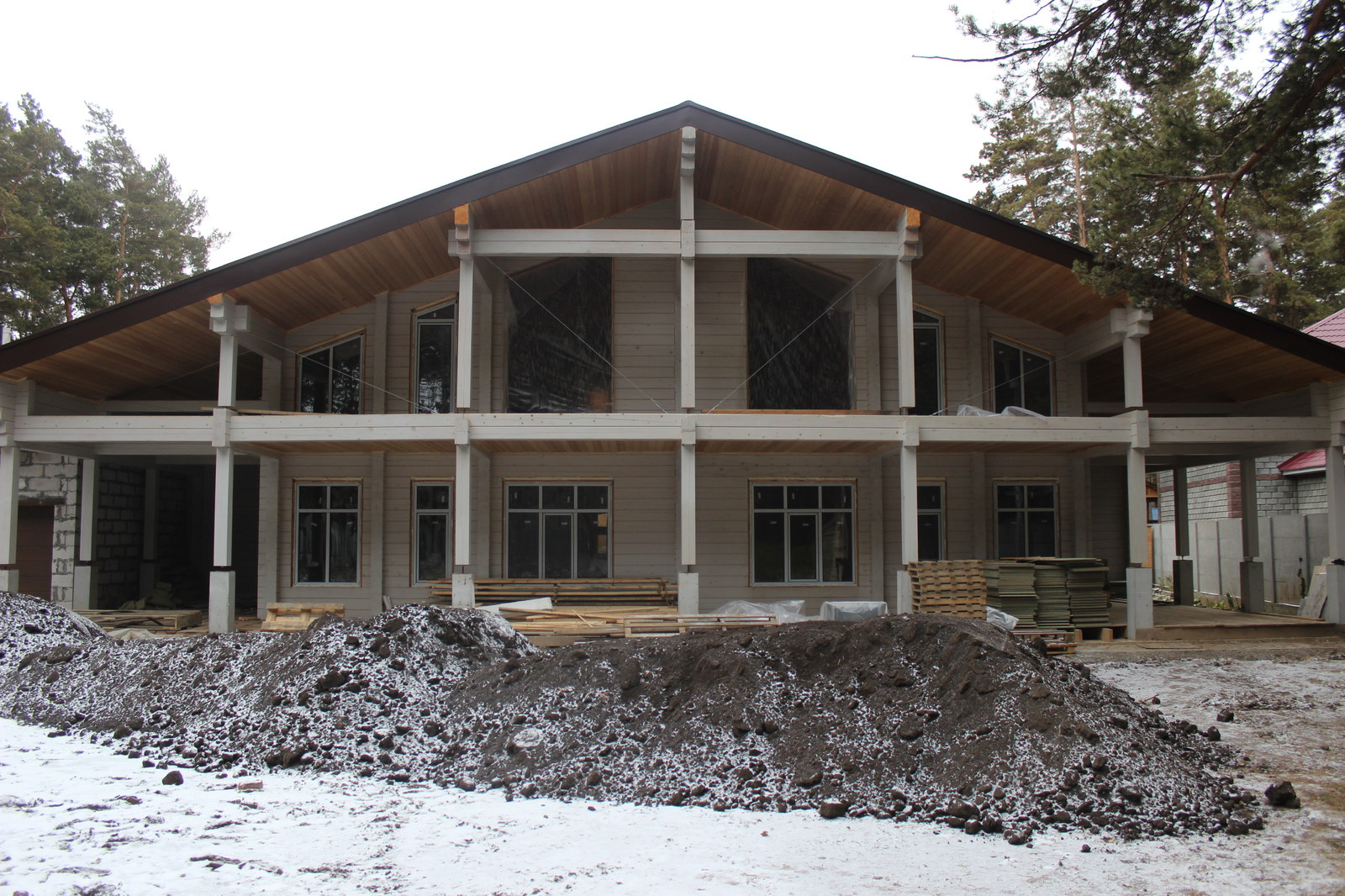 Проектирование. Строительство. Дом из клееного бруса.