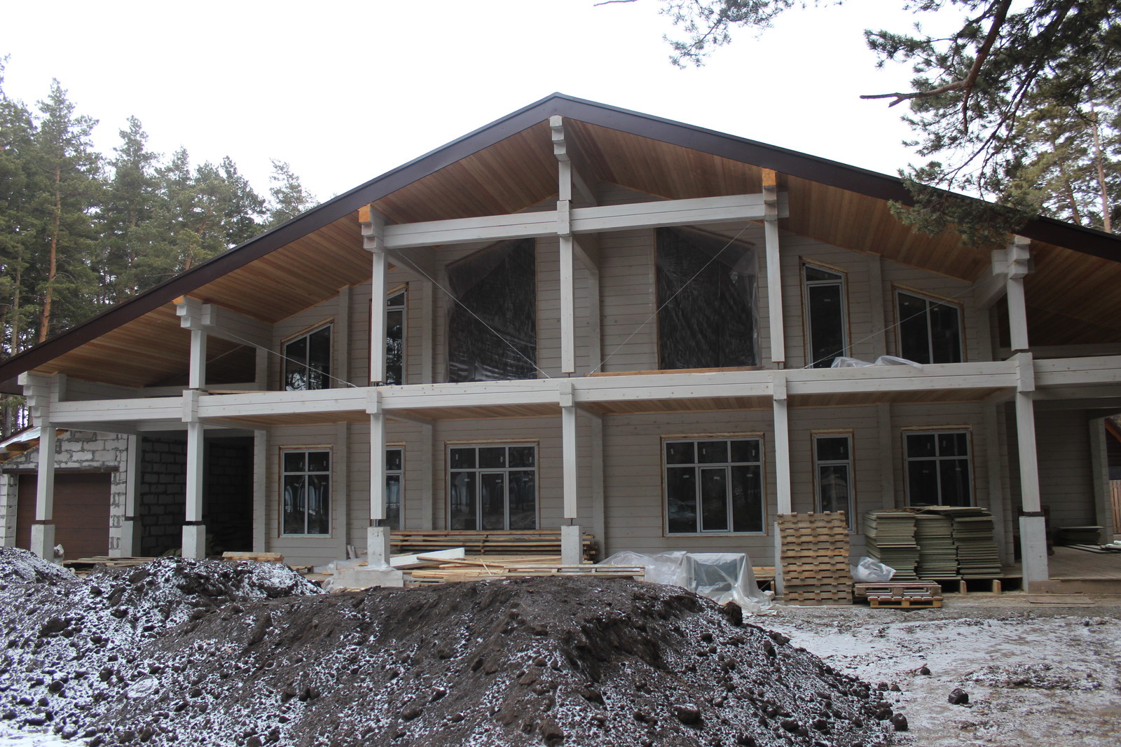 Проектирование. Строительство. Дом из клееного бруса.