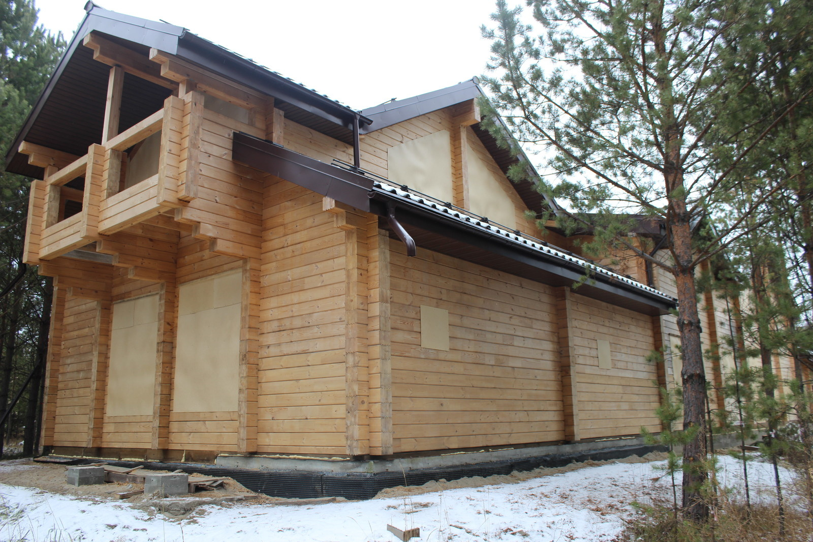 Проектирование. Строительство. Дом из клееного бруса.