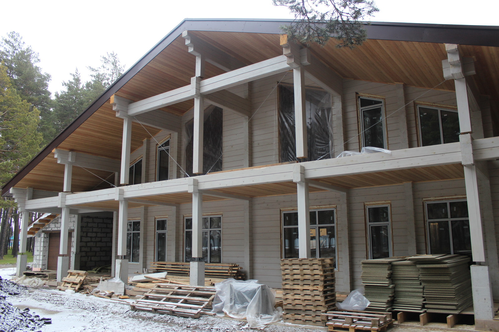 Проектирование. Строительство. Дом из клееного бруса.