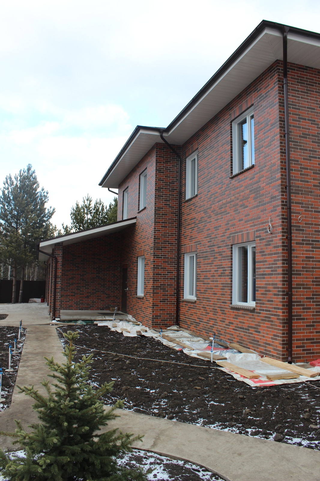 Проектирование. Строительство. Дом из кирпича. Площадь 400 кв.м.